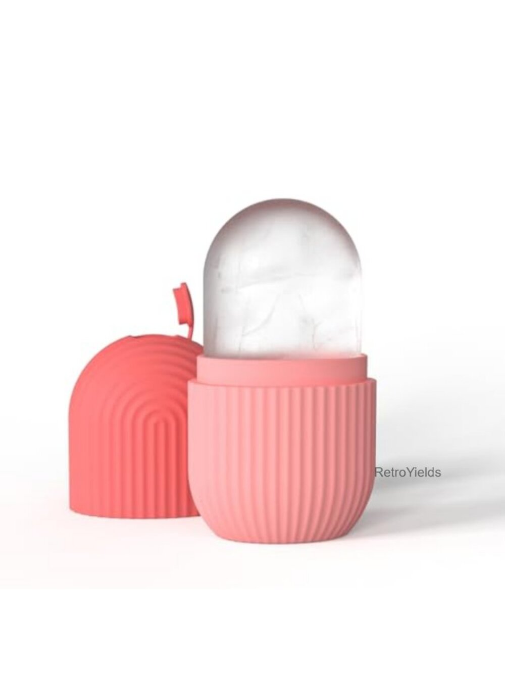 Facial Ice Roller Massager Food-Grade Silicone Skin Care Tool